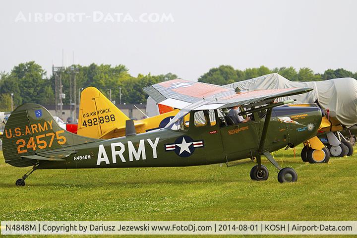 N4848M, Cessna L-19 C/N 24575, Cessna L-19 Bird Dog  C/N 24575, N4848M