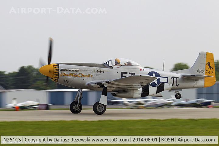 N251CS, North American F-51D Mustang C/N 44-74977N, North American F-51D Mustang 