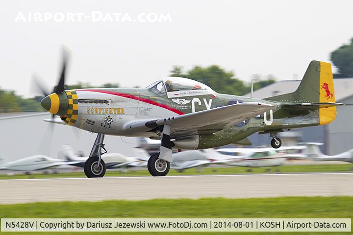 N5428V, 1944 North American P-51D Mustang C/N 122-39723, North American P-51D Mustang 