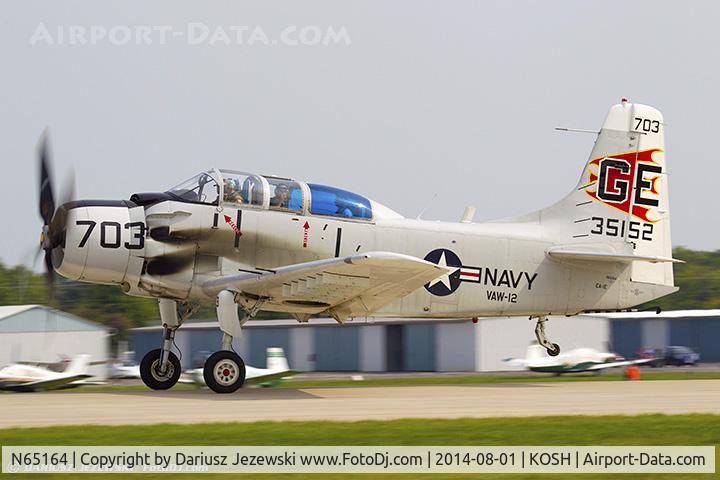 N65164, 1955 Douglas EA-1E Skyraider AD-5W C/N 55-471DH, Douglas EA-1E Skyraider  C/N 55-471DH, N65164