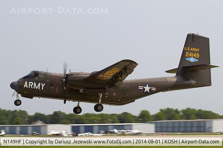 N149HF, 1962 De Havilland Canada DHC-4A Caribou C/N 85, De Havilland C-7B Caribou 62-4149  C/N 85, N149HF
