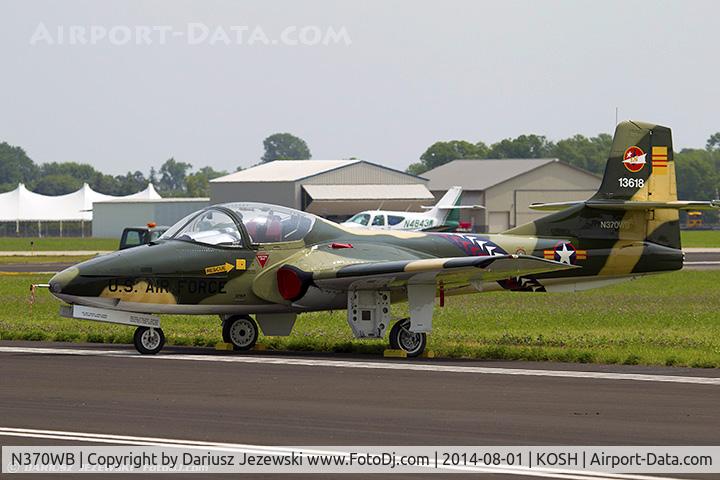 N370WB, 1966 Cessna T-37C Tweety Bird C/N 40974, Cessna T-37C Tweety Bird  C/N 40974  (OA-37 Dragonfly), N370WB