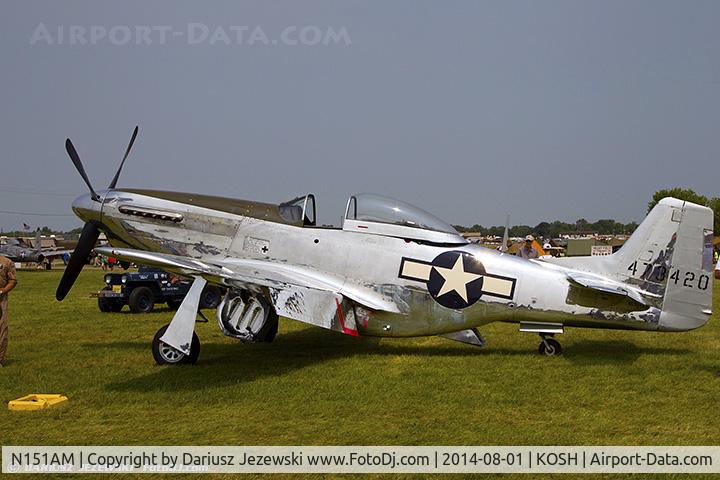 N151AM, 1944 North American P-51D Mustang C/N 122-39879, North American F-51D Mustang  C/N 4473420, NL151AM