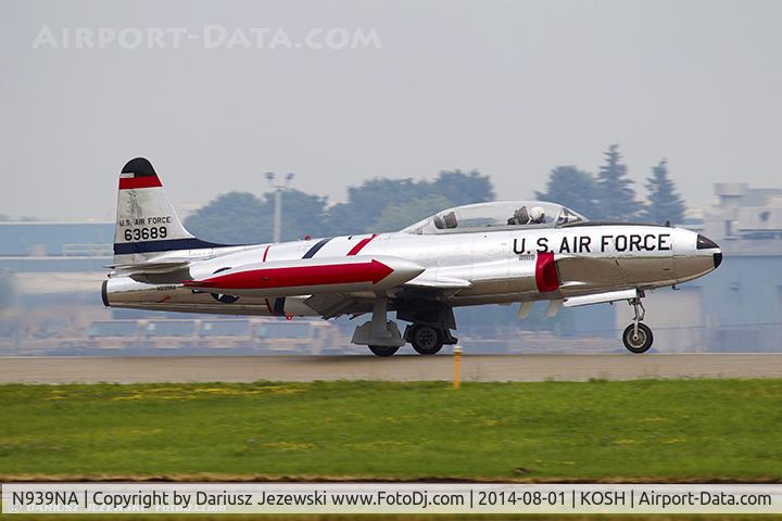 N939NA, 1956 Lockheed T-33A Shooting Star C/N 56-3689, Lockheed T-33A Shooting Star  C/N 56-3689, N939NA