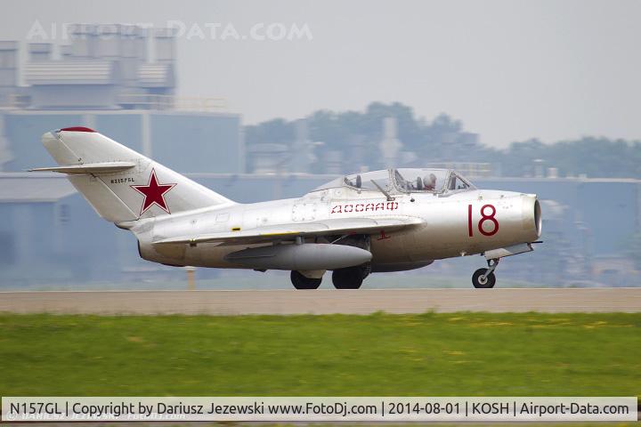N157GL, 1954 PZL-Mielec SBLim-2 (MiG-15UTI) C/N 1A05007, PZL Mielec SBLim-2 (MiG-15UTI)  C/N 1A05007, N157GL