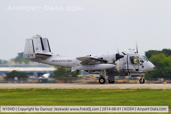 N10VD, 1968 Grumman OV-1D Mohawk C/N 162C, Grumman OV-1/RV-1  Bronco  C/N 68-15958, N10VD