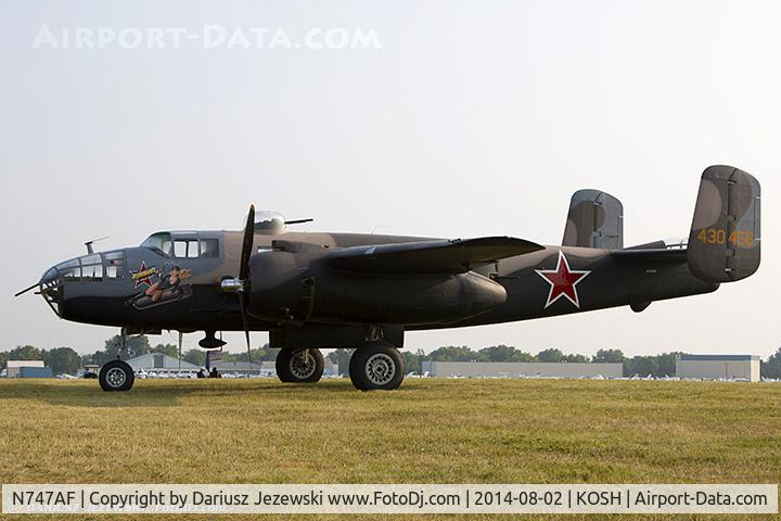 N747AF, 1944 North American B-25J Mitchell Mitchell C/N 108-33731, North American B-25J Mitchell 