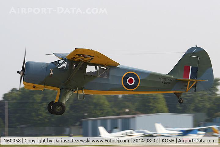 N60058, 1944 Stinson V77 (AT-19) Reliant C/N 1337, Stinson Vultee V77 Reliant  C/N 1337, N60058