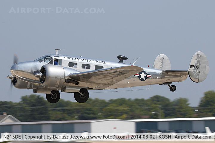 N213DE, 1942 Beech C-45H Expeditor C/N AF-392, Beech C-45H  C/N AF-392, N213DE
