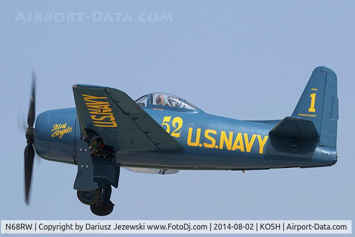 N68RW, 1947 Grumman F8F-2 (G58) Bearcat C/N D.1162, Grumman F8F-2 Bearcat 