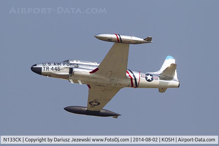 N133CK, 1951 Lockheed T-33A Shooting Star C/N 580-7138, Lockheed T-33A Shooting Star  C/N 51-17445, N133CK