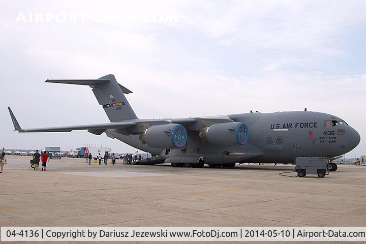 04-4136, 2004 Boeing C-17A Globemaster III C/N P-136, C-17A Globemaster 04-4136 from 6th AS 