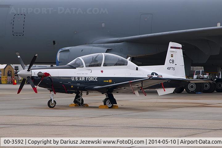 00-3592, 2000 Raytheon T-6A Texan II C/N PT-98, T-6A Texan II 00-3592 CB from 41st FTS 