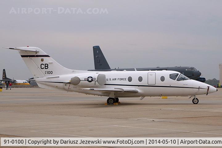91-0100, 1991 Beechcraft T-1A Jayhawk C/N TT-41, T-1A Jayhawk 91-0100 CB from 48th FTS 