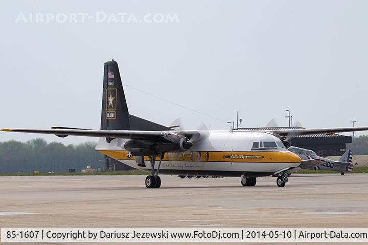 85-1607, 1983 Fokker C-31A (F27-400M) Troopship C/N 10653, C-31A Troopship (F-27-400M) 85-1607 US Army