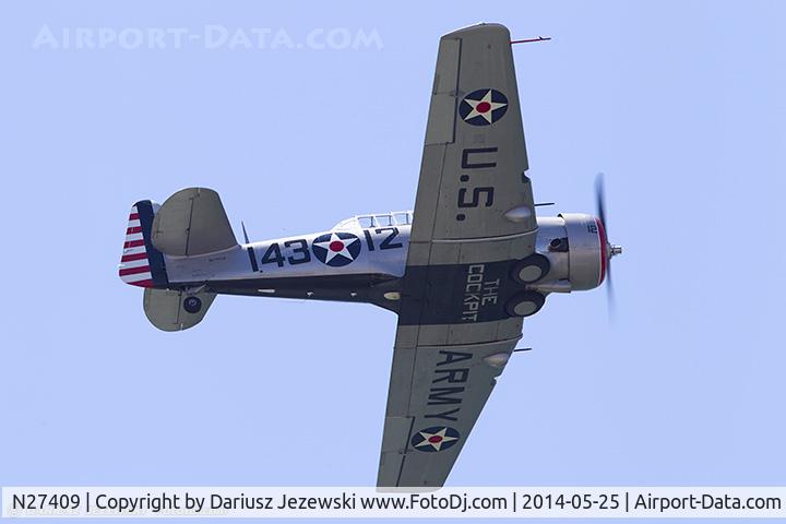 N27409, 1949 North American AT-6D Texan C/N 168-393, North American AT-6D Texan 