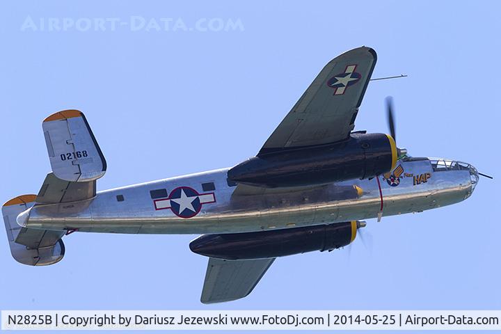 N2825B, 1940 North American RB-25 Mitchell C/N 62-2837, North American RB-25 