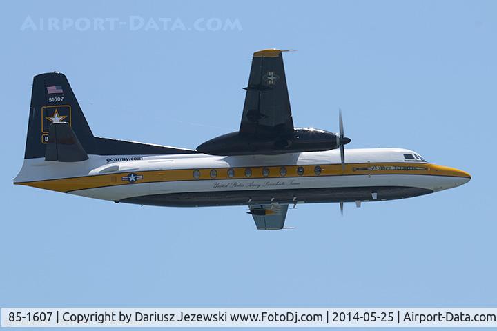 85-1607, 1983 Fokker C-31A (F27-400M) Troopship C/N 10653, C-31A Troopship (F-27-400M) 85-1607 US Army