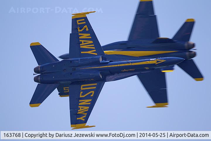 163768, 1989 McDonnell Douglas F/A-18C Hornet C/N 0848/C125, F/A-18C Hornet 163768 C/N 0848 from Blue Angels Demo Team  NAS Pensacola, FL