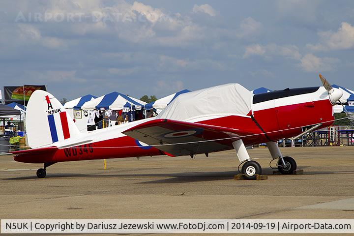 N5UK, 1952 De Havilland DHC-1 Chipmunk T.10 C/N C1/0282, De Havilland Canada DHC-1 Chipmunk 22  C/N C1/0282, N5UK