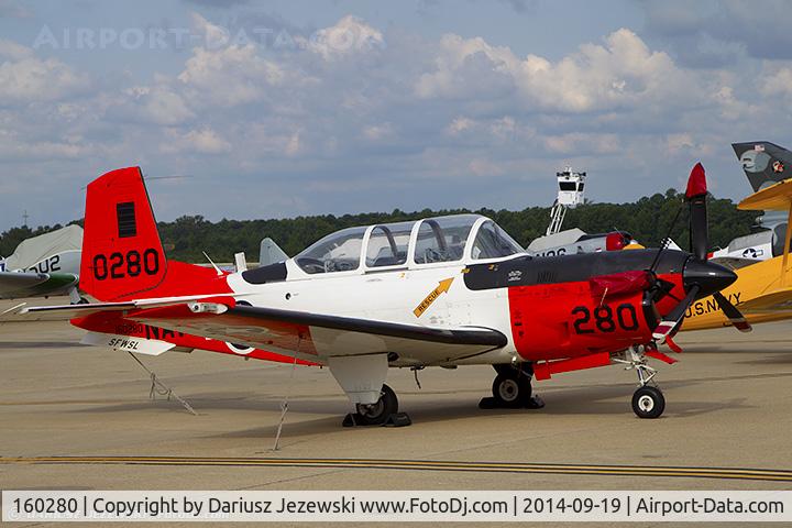 160280, Beech T-34C Turbo Mentor C/N GL-16, T-34C Turbo Mentor 1602800 280 from SFWSL  NAS Oceana, VA