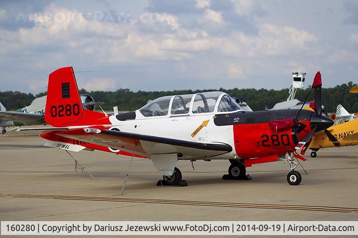 160280, Beech T-34C Turbo Mentor C/N GL-16, T-34C Turbo Mentor 1602800 280 from SFWSL  NAS Oceana, VA