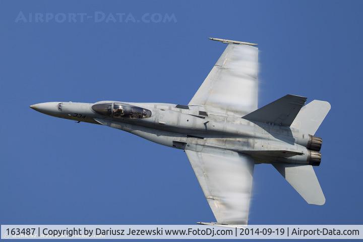 163487, 1988 McDonnell Douglas F/A-18C Hornet C/N 721/C045, F/A-18C Hornet 163487 AD-334 from VFA-106 