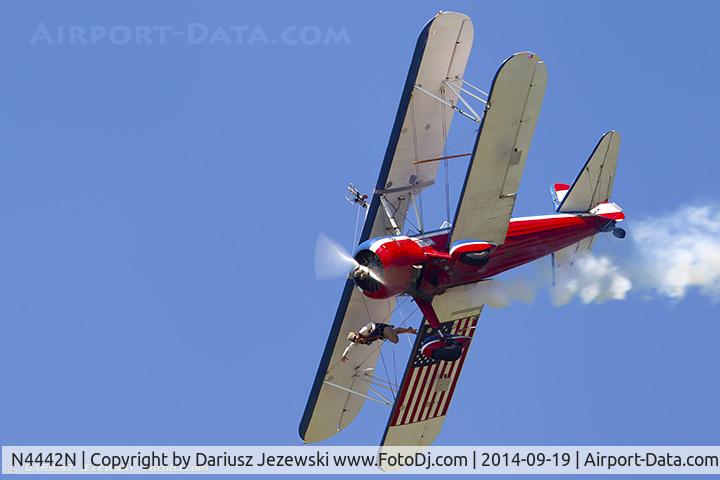 N4442N, 1943 Boeing A75N1 (PT17) C/N 75-7893, Boeing A-75N1 (PT-17) Stearman C/N 75-7893, N4442N