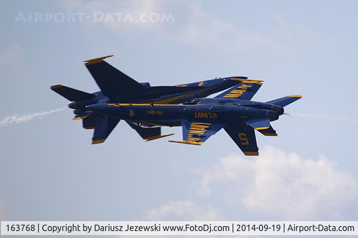 163768, 1989 McDonnell Douglas F/A-18C Hornet C/N 0848/C125, F/A-18C Hornet 163768 C/N 0848 from Blue Angels Demo Team  NAS Pensacola, FL