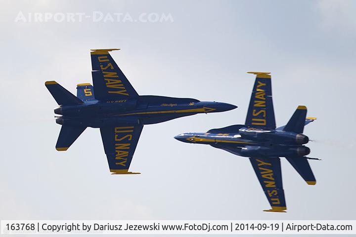 163768, 1989 McDonnell Douglas F/A-18C Hornet C/N 0848/C125, F/A-18C Hornet 163768 C/N 0848 from Blue Angels Demo Team  NAS Pensacola, FL