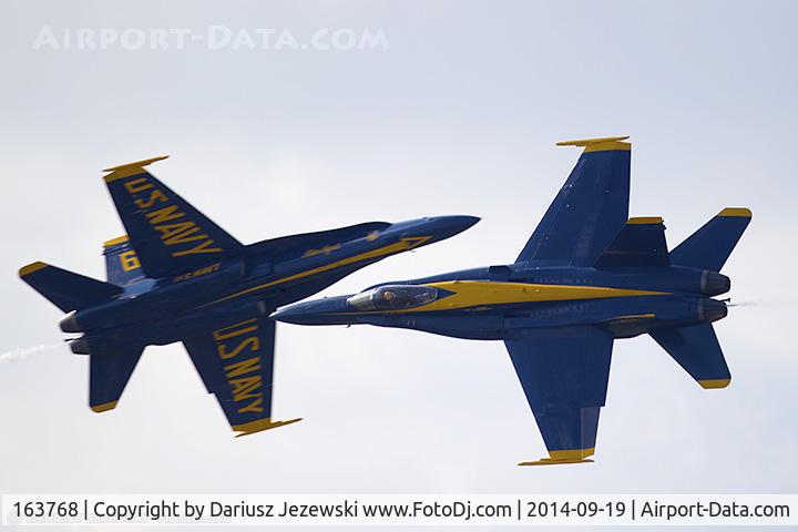 163768, 1989 McDonnell Douglas F/A-18C Hornet C/N 0848/C125, F/A-18C Hornet 163768 C/N 0848 from Blue Angels Demo Team  NAS Pensacola, FL