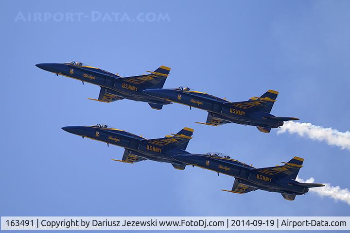 163491, 1988 McDonnell Douglas F/A-18C Hornet C/N 727/C048, F/A-18C Hornet 163491 C/N 0727 from Blue Angels Demo Team  NAS Pensacola, FL