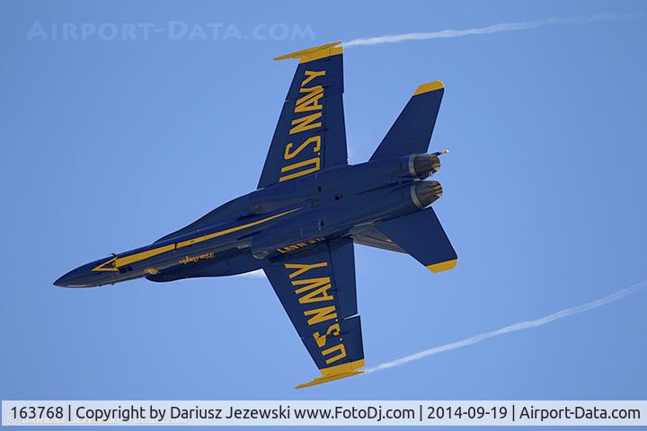 163768, 1989 McDonnell Douglas F/A-18C Hornet C/N 0848/C125, F/A-18C Hornet 163768 C/N 0848 from Blue Angels Demo Team  NAS Pensacola, FL