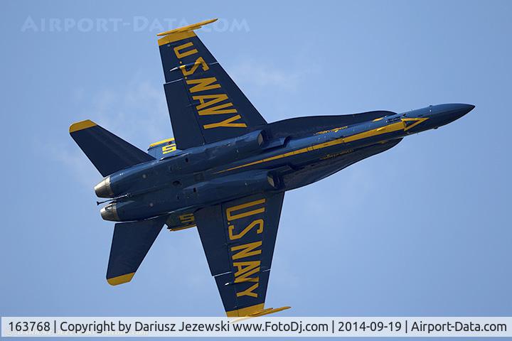 163768, 1989 McDonnell Douglas F/A-18C Hornet C/N 0848/C125, F/A-18C Hornet 163768 C/N 0848 from Blue Angels Demo Team  NAS Pensacola, FL