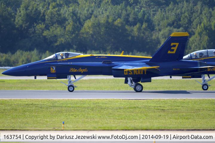 163754, 1989 McDonnell Douglas F/A-18C Hornet C/N 0829/C112, F/A-18C Hornet 163754 C/N 0817 from Blue Angels Demo Team  NAS Pensacola, FL