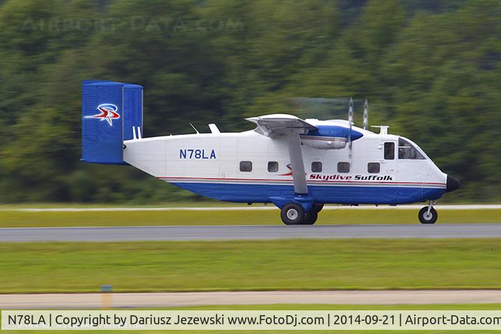 N78LA, 1976 Short SC-7 Skyvan 3 C/N SH1950, Short SC7 Series 3  C/N SH1950, N78LA