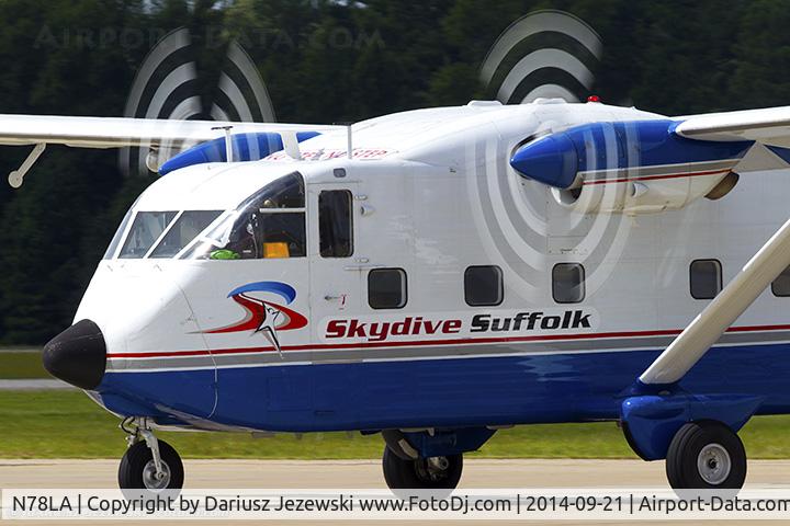 N78LA, 1976 Short SC-7 Skyvan 3 C/N SH1950, Short SC7 Series 3  C/N SH1950, N78LA