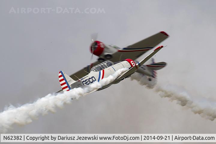 N62382, 1940 North American SNJ-2 Texan C/N 2039, North American SNJ-2 Texan  C/N 2039 - Geico Skytypers, N62382