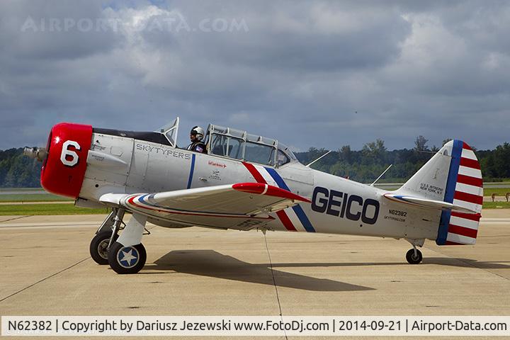 N62382, 1940 North American SNJ-2 Texan C/N 2039, North American SNJ-2 Texan  C/N 2039 - Geico Skytypers, N62382