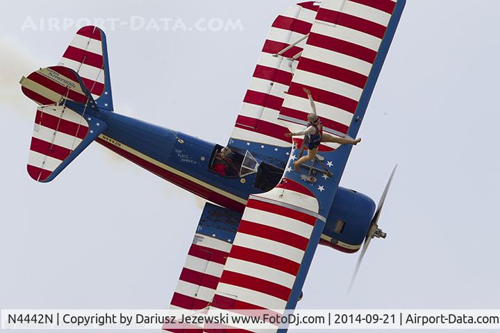 N4442N, 1943 Boeing A75N1 (PT17) C/N 75-7893, Boeing A-75N1 (PT-17) Stearman C/N 75-7893, N4442N