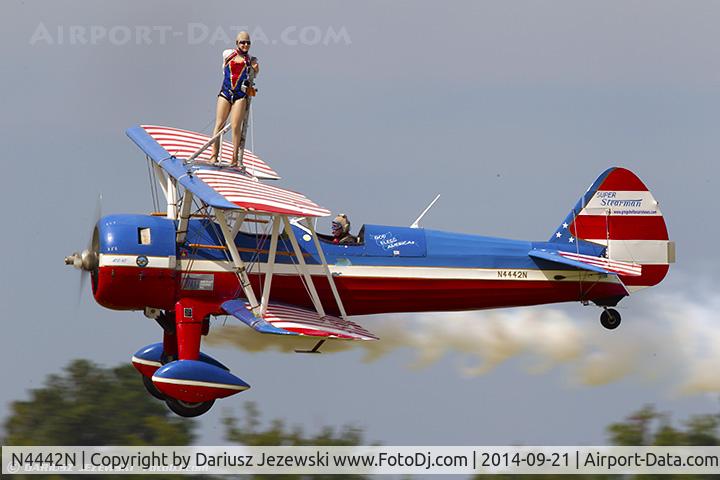 N4442N, 1943 Boeing A75N1 (PT17) C/N 75-7893, Boeing A-75N1 (PT-17) Stearman C/N 75-7893, N4442N