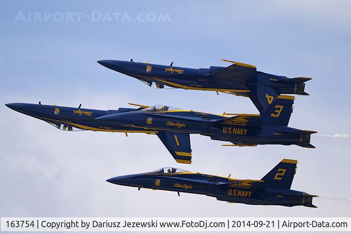 163754, 1989 McDonnell Douglas F/A-18C Hornet C/N 0829/C112, F/A-18C Hornet 163754 C/N 0817 from Blue Angels Demo Team  NAS Pensacola, FL
