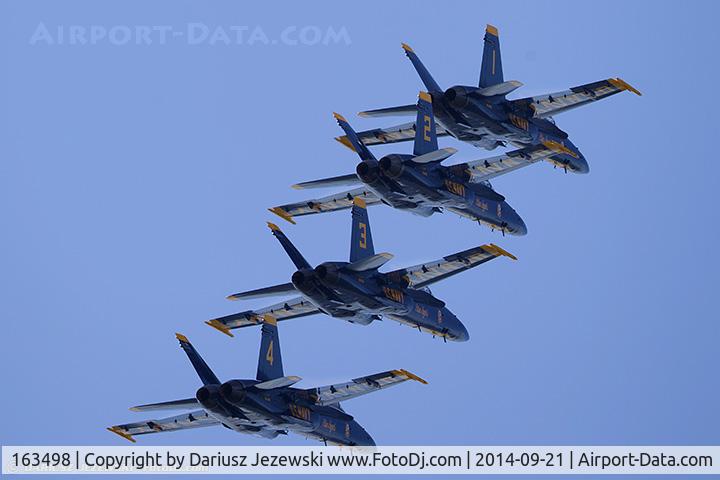 163498, 1988 McDonnell Douglas F/A-18C Hornet C/N 0737/C053, F/A-18C Hornet 163498 C/N 0737 from Blue Angels Demo Team  NAS Pensacola, FL