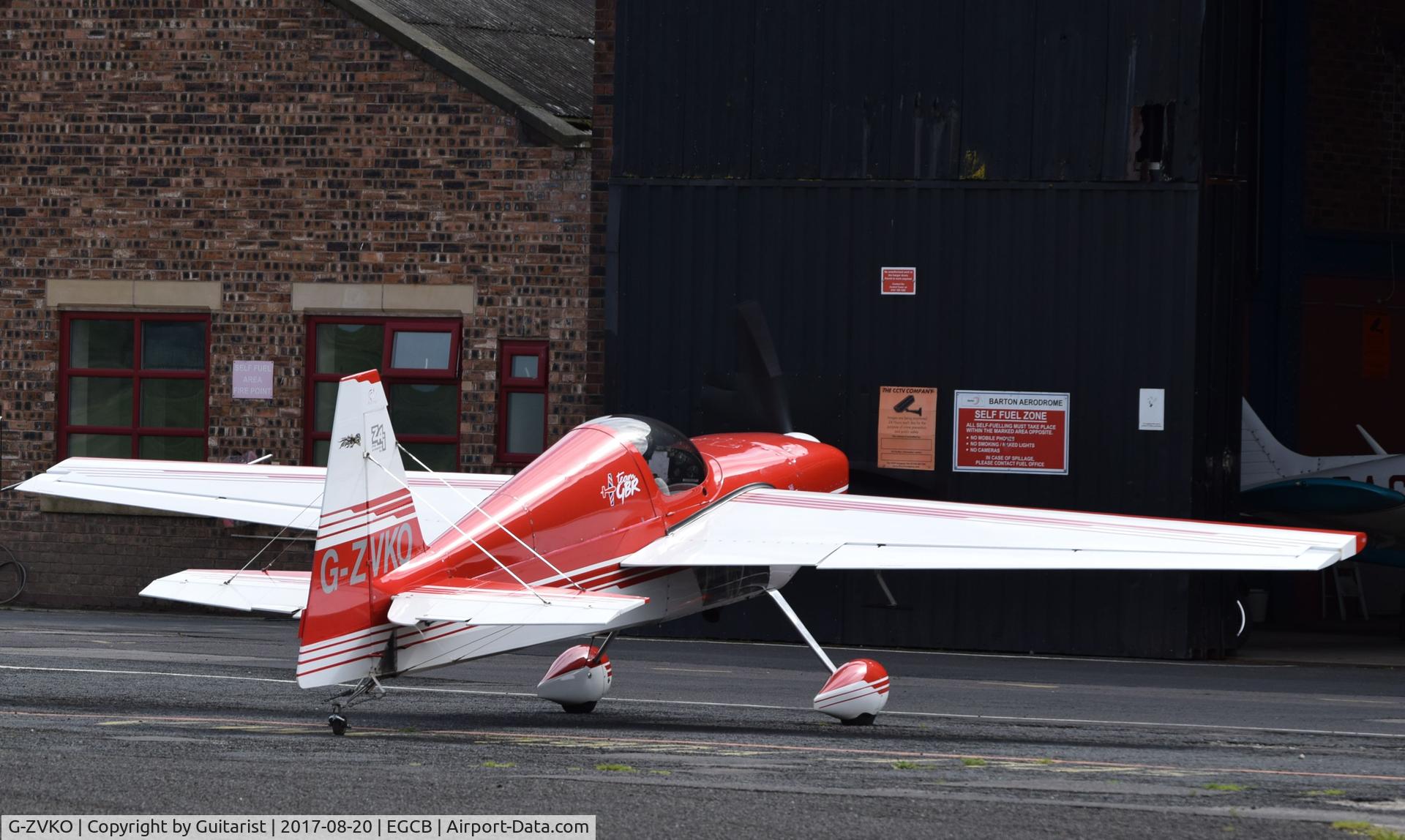 G-ZVKO, 2000 Zivko Edge 360 C/N 1, City Airport Manchester