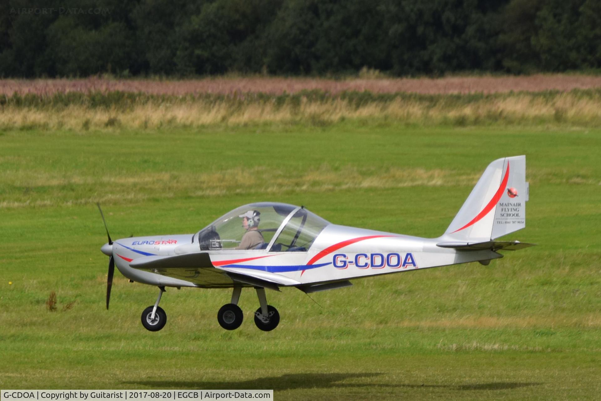 G-CDOA, 2005 Evektor-Aerotechnik EV-97 Teameurostar UK C/N 2506, City Airport Manchester