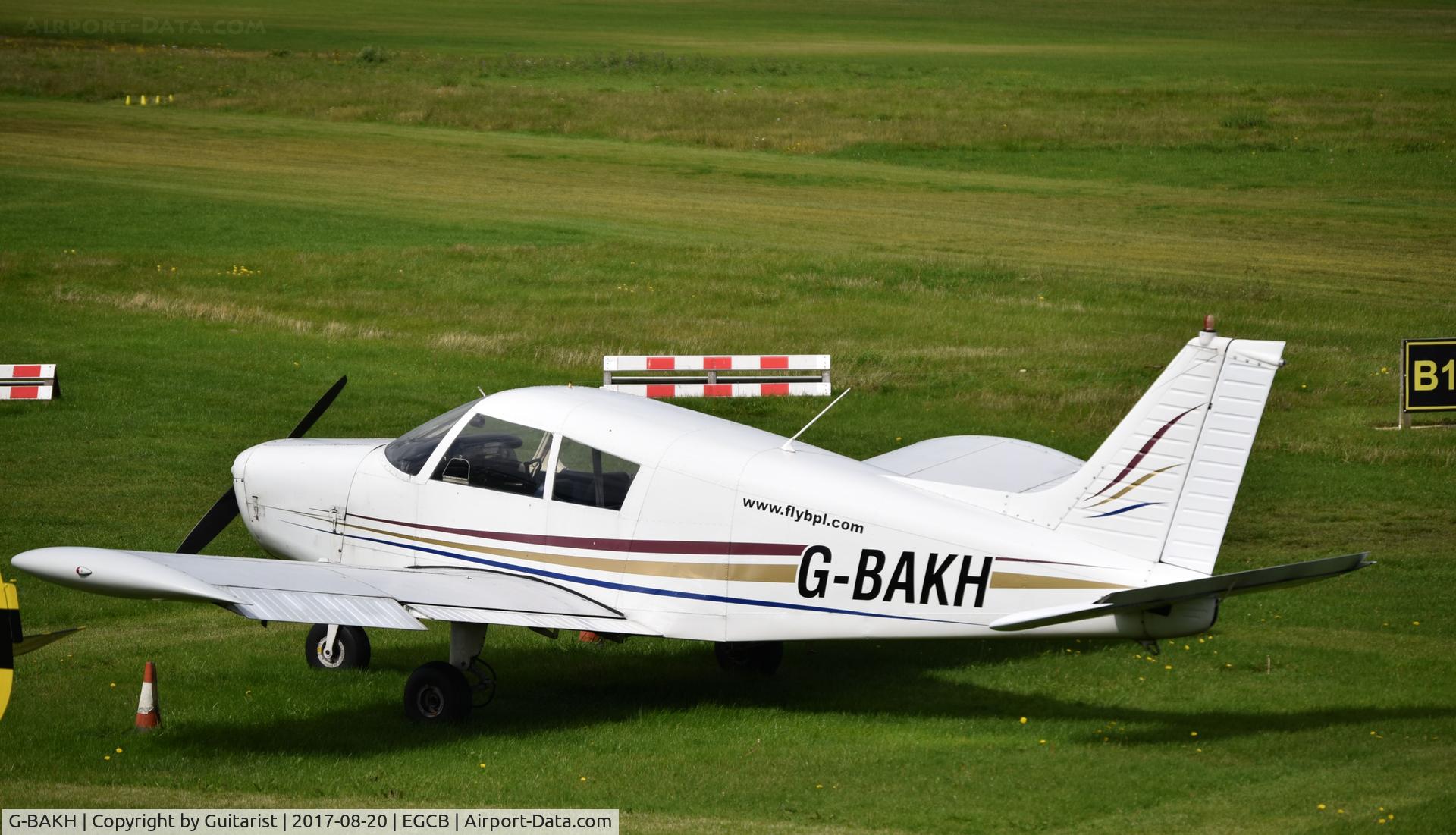 G-BAKH, 1972 Piper PA-28-140 Cherokee F C/N 28-7325014, City Airport Manchester
