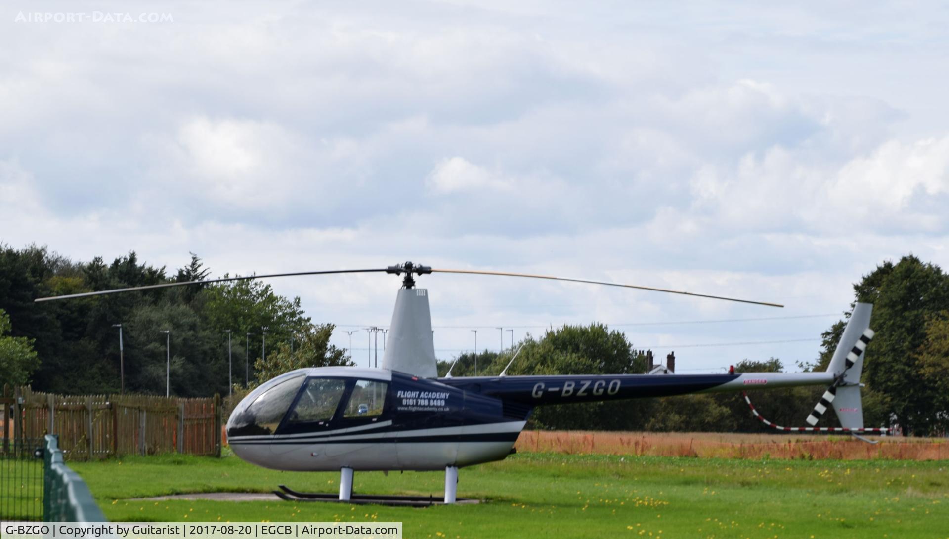 G-BZGO, 2000 Robinson R44 Astro C/N 0757, City Airport Manchester