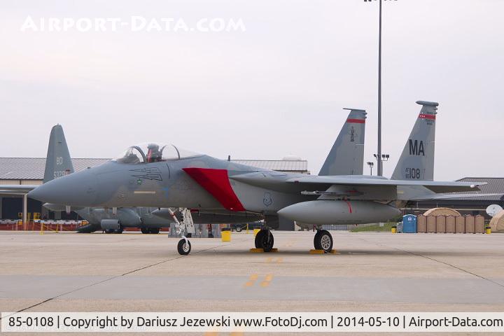 85-0108, McDonnell Douglas F-15C Eagle C/N 0962/C350, F-15C Eagle 85-0108 MA from 131st FS 