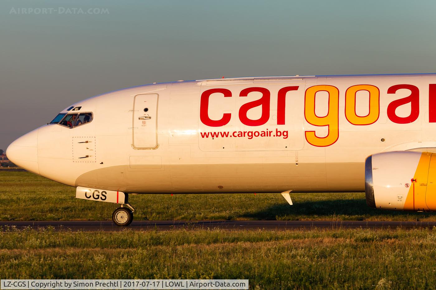 LZ-CGS, 1994 Boeing 737-4Q8(SF) C/N 26306, LZ-CGS @ Linz Airport