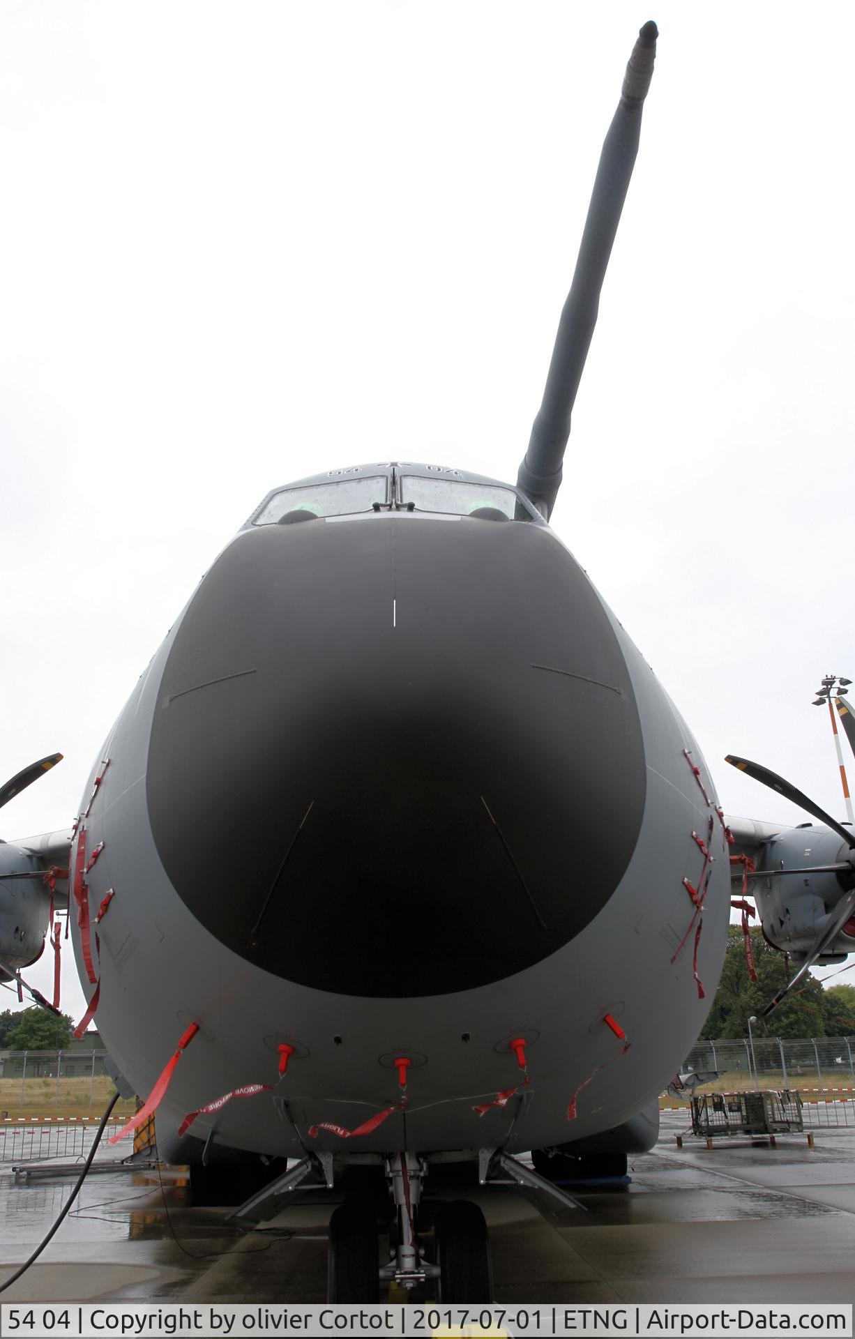 54 04, 2016 Airbus A400M Atlas C/N 035, front view